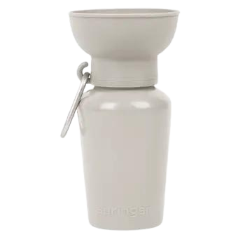 Springer Flip 20oz Dog Travel Water Bottle - White Online now