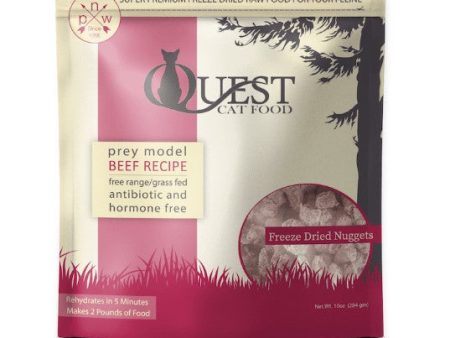 Steve s Quest Freeze Dried Raw Cat Food - Beef Diet 10oz Bag Online Hot Sale