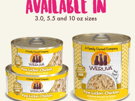 Weruva Wet Cat Food Classic Paw Lickin  Chicken - Chicken Recipe in Gravy Fashion