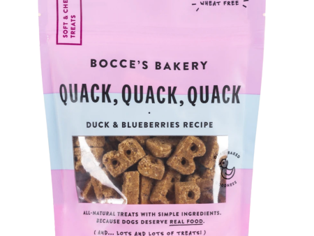 Bocce’s Everyday Soft & Chewy Treats - Quack Quack 6oz bag Cheap