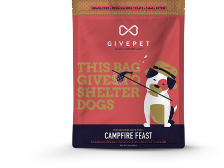 GivePet Grain Free Dog Treats - Campfire Feast 12oz Bag For Sale