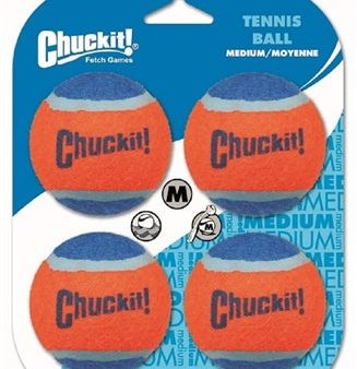 Chuckit!® Tennis Ball - 4 Pack - Medium Online now