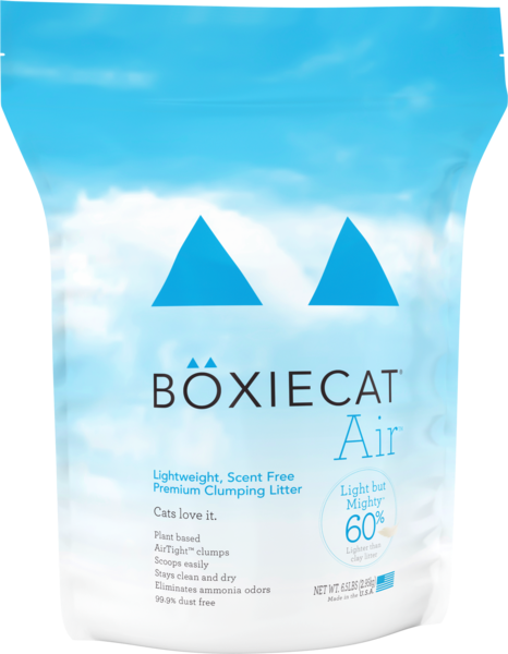 Boxiecat Air™ Lightweight - Scent Free - Premium Clumping Cat Litter Fashion