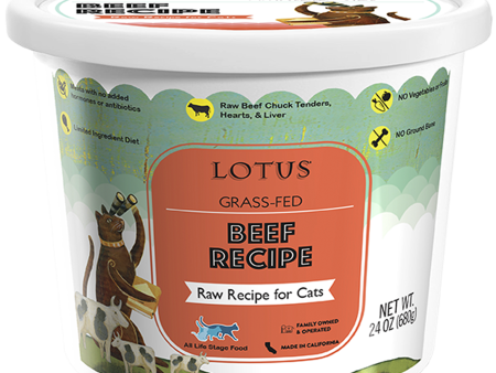 Lotus Frozen Raw Food for Cats - Beef Online now