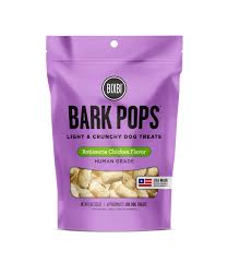 Bixbi Crunchy Dog Treats Bark Pops Rotisserie Chicken Flavor 4oz Bag Hot on Sale