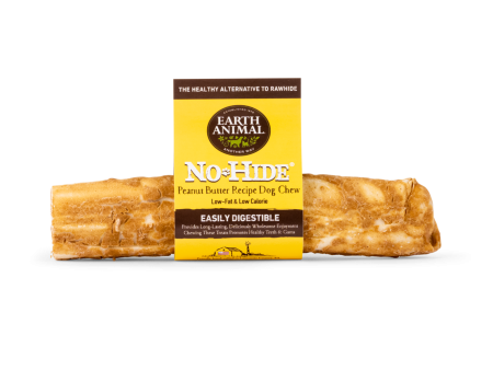 Earth Animal No-Hide Chews Individuals - Peanut Butter 4  Supply