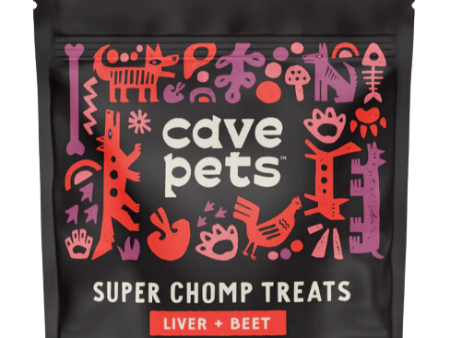 Cave Pets Liver + Beets Super Chomp Treats 90g Bag Online now